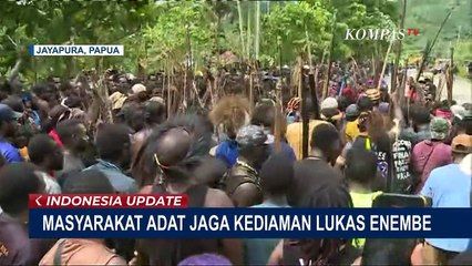 Tak Izinkan Lukas Keluar Papua, Ratusan Warga Adat Pegunungan Jaga Kediaman Enembe Selama 24 Jam!