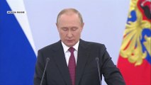 Vladimir Poutine : «le régime de Kiev doit respecter le choix du peuple et c’est ainsi que nous pourrons revenir à la paix»