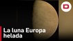 Juno toma el mejor primer plano en décadas de la luna Europa helada