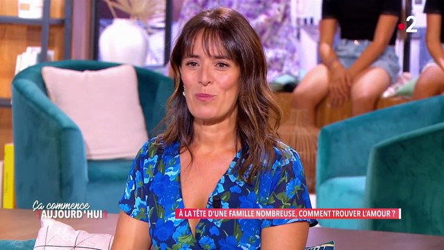 Faustine Bollaert choquée par la révélation d'une fille de Familles nombreuses, la vie en XXL , dans son émission Ca commence aujourd'hui sur France 2.