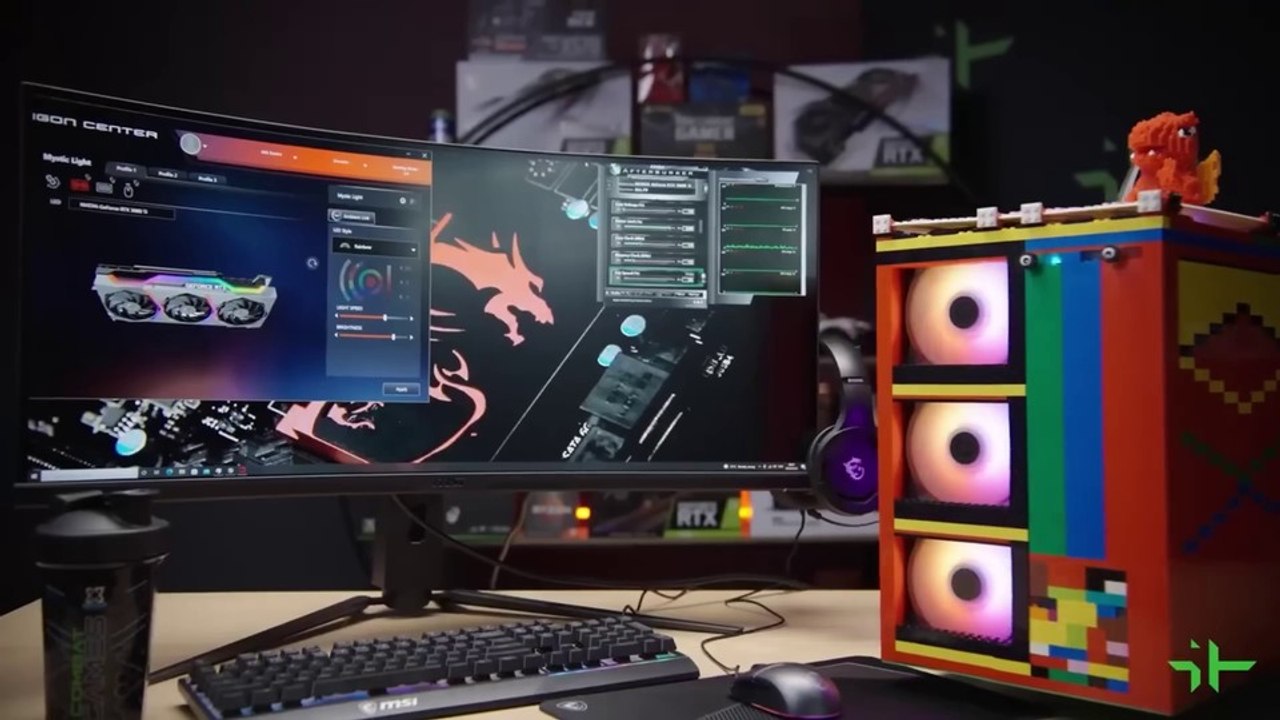 MSI baut Gaming-PC aus Lego - So ist der Klötzchen-Kasten entstanden