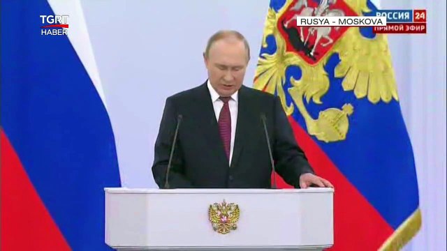 Dünyanın Gözü Rusya’da! Putin, Ukrayna'da 4 Bölgeyi Resmen İlhak Etti – TGRT Haber