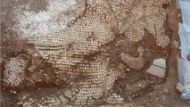 Découverte de mosaïques anciennes sur le rivage de la mer de Galilée