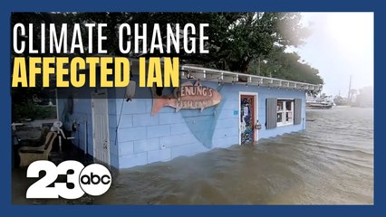 Climate change had impact on Hurricane Ian