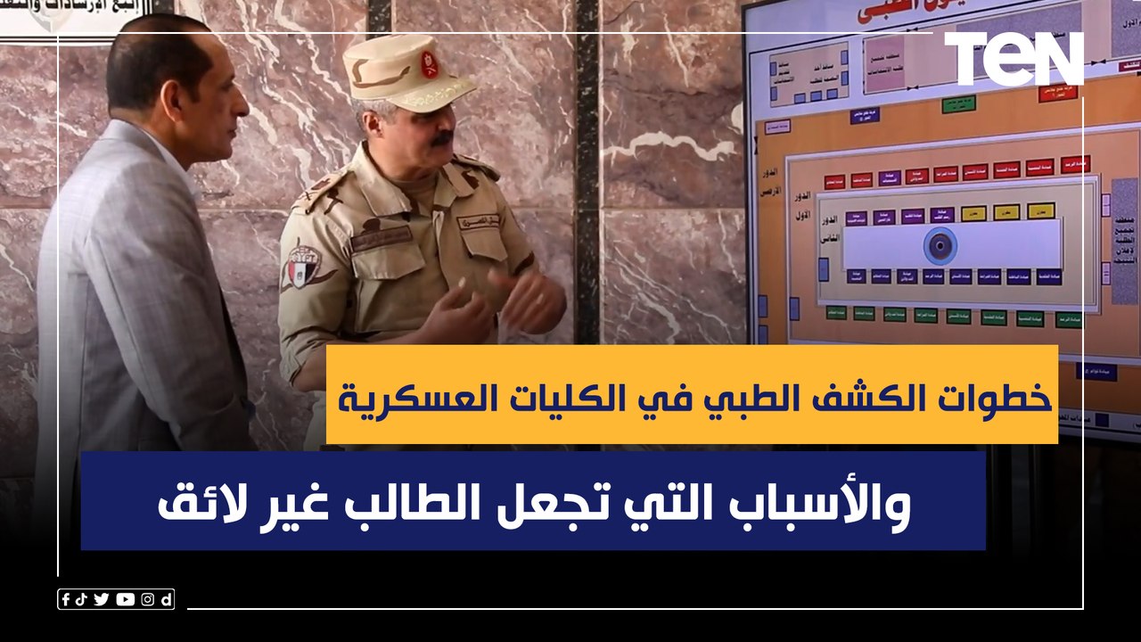 خطوات الكشف الطبي في الكليات العسكرية والأسباب التي تجعل الطالب غير لائق وكيفية تقديم التظلمات