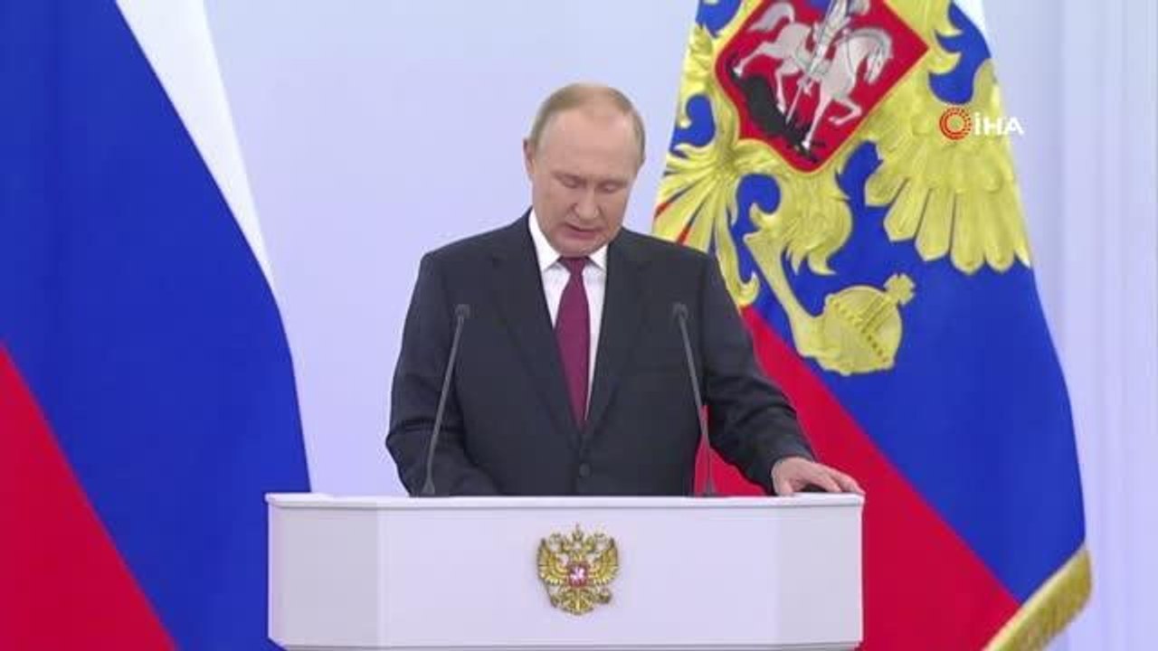 Son dakika haberi! Rusya Devlet Başkanı Vladimir Putin, "Kiev'e savaşın bitirilmesi ve müzakere masasına dönülmesi çağrısında bulunuyoruz" dedi.