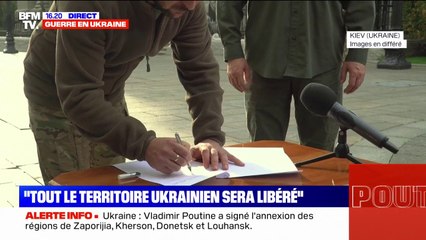 Download Video: Volodymyr Zelensky signe la demande d'adhésion de l'Ukraine à l'Otan