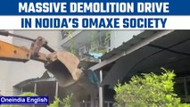 Noida Authority carries out demolition in Grand Omaxe Society in sector 93 | Oneindia News *News