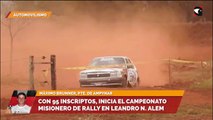 Con 95 inscriptos, inicia el campeonato misionero de rally en Leandro N. Alem