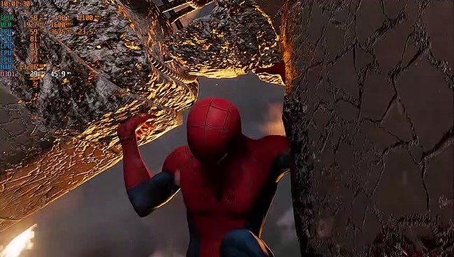 Spider man (1366×760 Windows 11 Ryzen 3 2200g Vega 8)