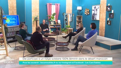 Local Génial - 30/09/2022 - Elle participe à un rallye solidaire 100% féminin dans le désert marocain