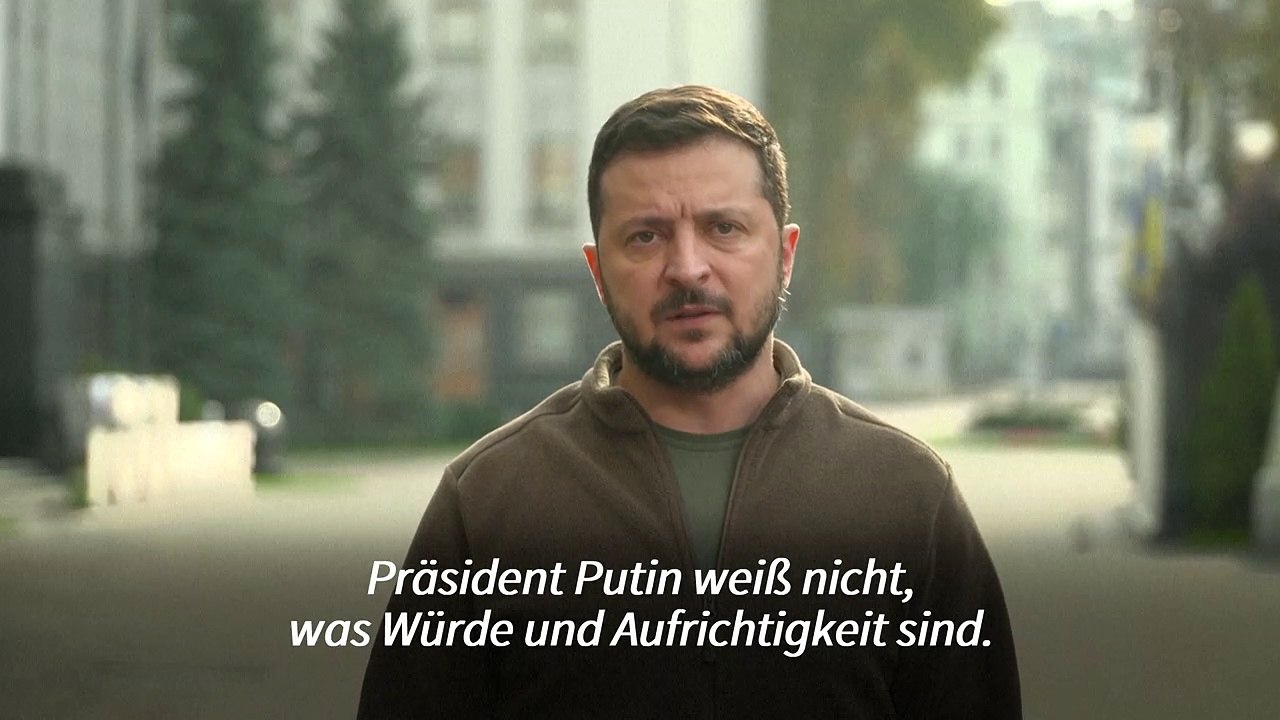 Selenskyj: 'Keine Verhandlungen mit Putin'