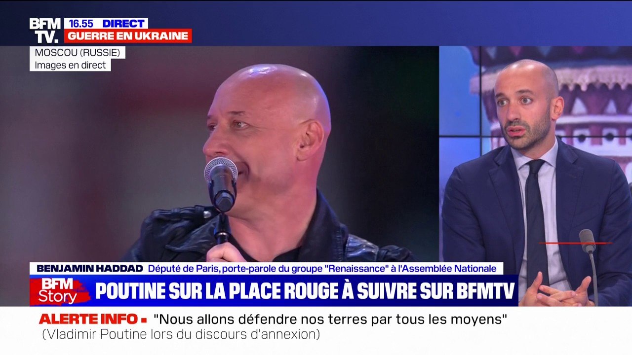 Pour Benjamin Haddad, le discours de Vladimir P...