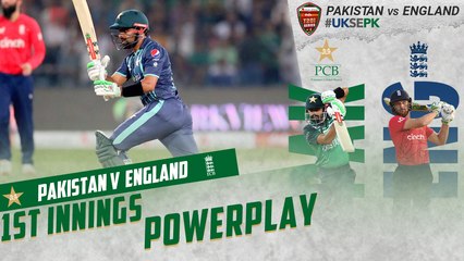 1st Innings Powerplay | Pakistan vs England | 6th T20I 2022 | PCB | MU2T