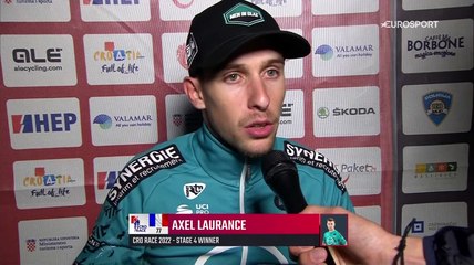 Laurance : "J'étais plus rapide et j'ai tout donné pour remporter ma première victoire"