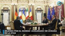 Zelenski pide el ingreso «acelerado» de Ucrania en la OTAN