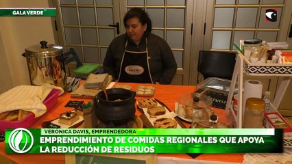 Emprendimiento de comidas regionales que apoya la reducción de residuos