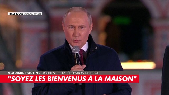 Vladimir Poutine : «Nous sommes devenus plus forts parce que nous sommes ensemble, la victoire nous appartiendra»