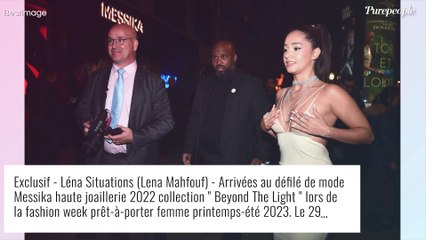 Léna Situations en petite robe risquée, grande soirée avec Gigi Hadid et Carla Bruni