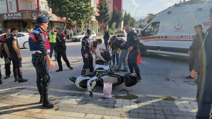 Son dakika haberi! ELEKTRİKLİ BİSİKLETLİYE SİLAHLI SALDIRI KAMERADA