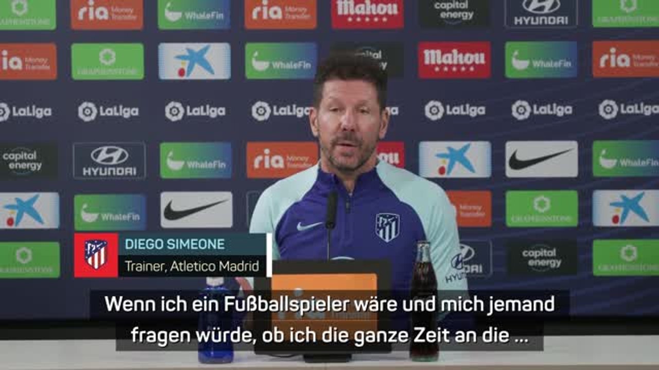 Simeone: Jeder Spieler denkt nur noch an die WM