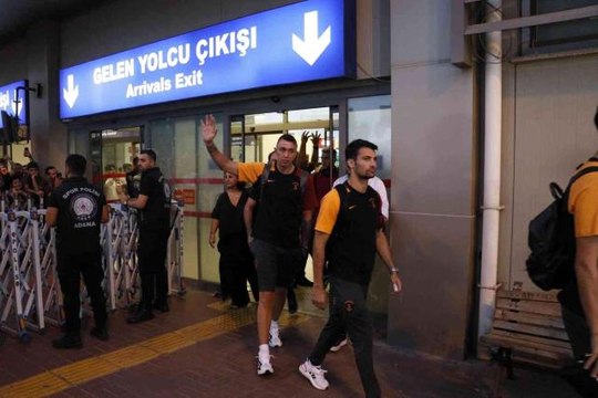 Adana spor haberleri: Galatasaray, Adana Demirspor maçı için Adana'ya geldi