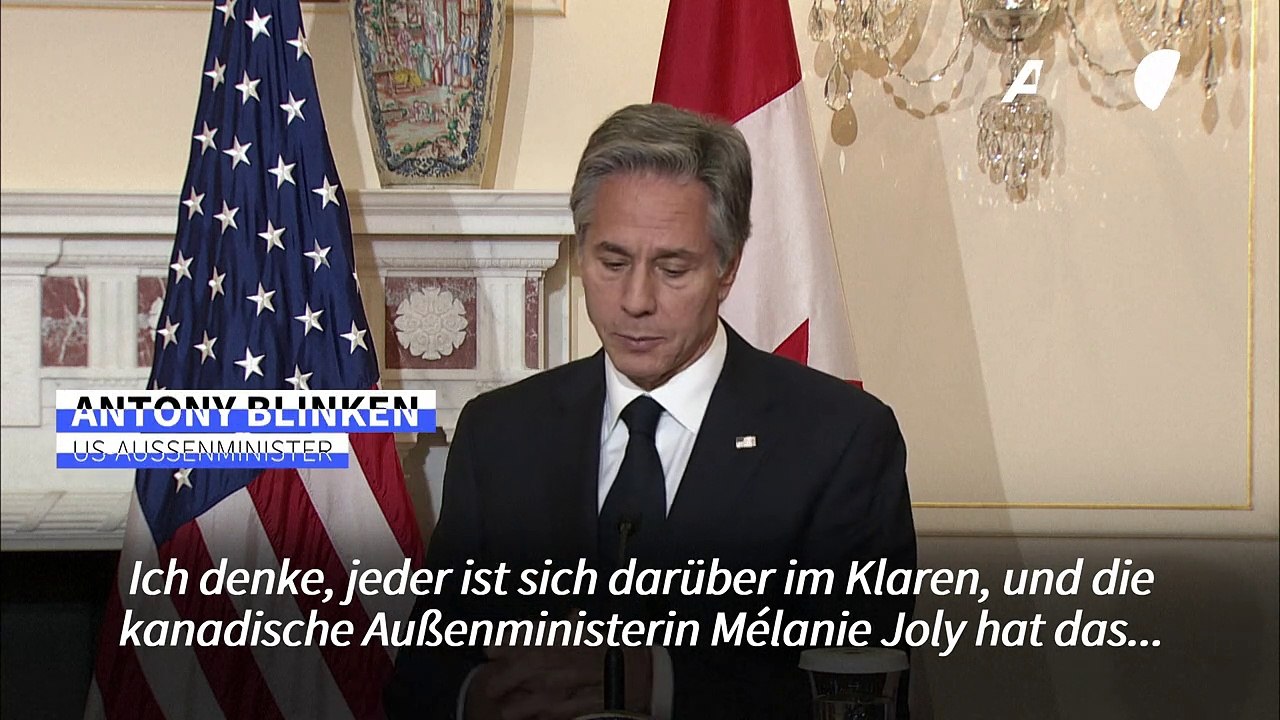 Blinken nennt Putins Pipeline-Beschuldigungen 'absurd'