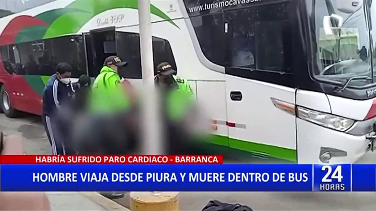 Barranca: hombre muere al interior de bus interprovincial
