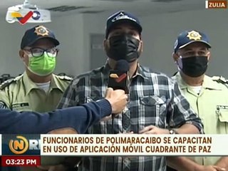 Zulia | Polimaracaibo realiza charla sobre el uso de la nueva aplicación móvil cuadrantes de paz