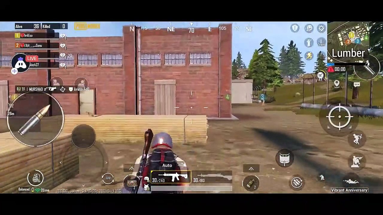 English PubG Mobile -  Good stream - Playing Solo - Streaming