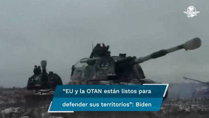 "Ni a EU ni a sus aliados les intimidan sus amenazas": Biden responde a Putin