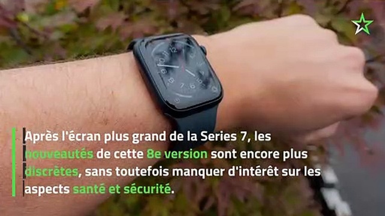 Test Apple Watch Series 8 : des ajouts discrets pour une montre aboutie