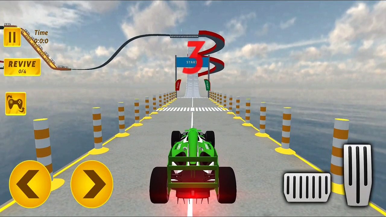 Formula GT Ramp Car Stunt 3D - Impossible Car Driving Tracks - Android Gameplay