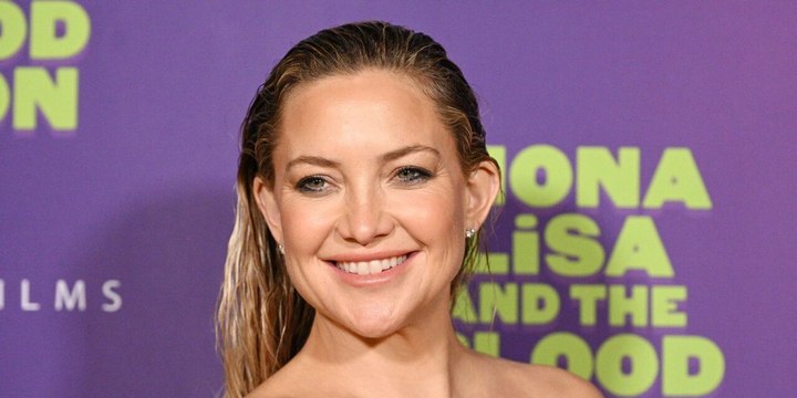 Kate Hudson Wore the Most Dramatic Floor-Sweeping Naked Dress