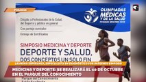 Medicina y deporte: se realizará el 10 de octubre en el parque del conocimiento