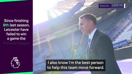 'I'm the best person to help this team' - Rodgers 'happy' despite Leicester struggles