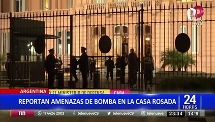Argentina: Amenazas de bomba en Casa Rosada y en el Ministerio de Defensa