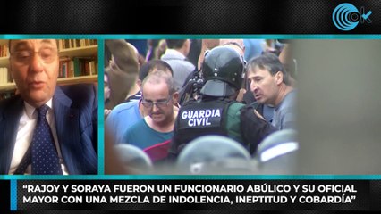 Alejo Vidal-Quadras: "La pasividad del tándem de inútiles Rajoy-Soraya animó a los golpistas el 1-O"