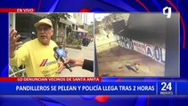 Santa Anita: Pelea entre pandilleros deja daños en viviendas