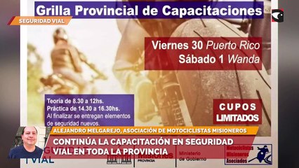 SALA CINCO - Continúa la capacitación en seguridad vial en toda la provincia