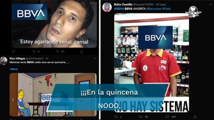 Usuarios reportan falla en app de BBVA México, ¡¡¡en plena quincena!!!