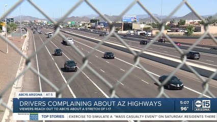 Drivers complaining about AZ highways