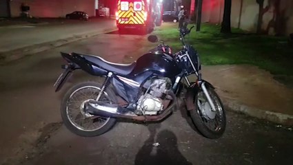 Motociclista fica ferido em colisão na Av. Piquiri