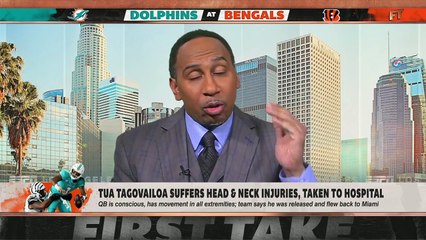 Stephen A. sounds off following Tua Tagovailoa's injury _ First Take