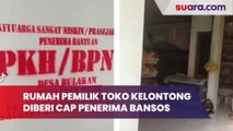 Indonesia Banget! Rumah Pemilik Toko Kelontong Diberi Cap Penerima Bansos 'Keluarga Sangat Miskin'