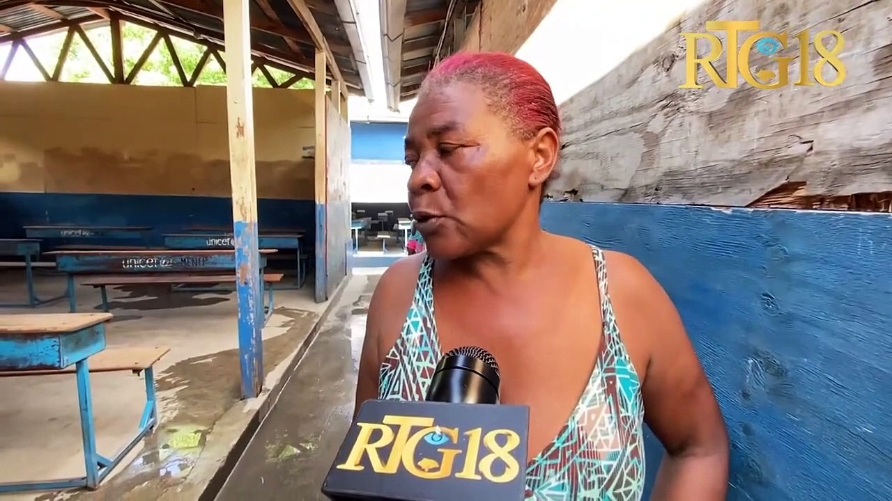 Anviwonman Lycée Jn-Jacques Dessalines 2 jou avan dat ouvèti ministè a  te fikse pou ouvèti klas la
