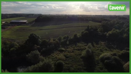 Le Brabant wallon vu du ciel : L’ancienne sucrerie de Genappe