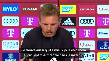 Bayern Munich - Nagelsmann : "Je suis sûr que Mané a repris confiance en lui en équipe nationale"