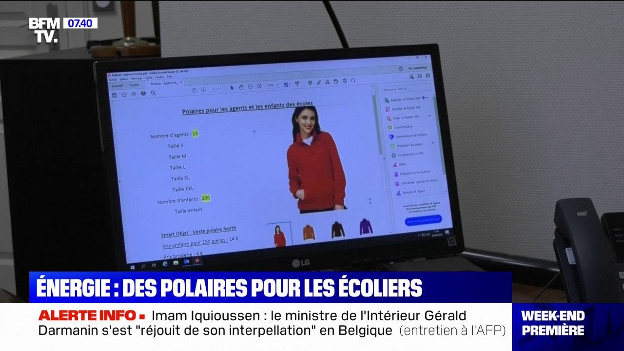Crise de l'énergie: en Normandie, le maire de Périers va offrir des polaires à tous ses écoliers pour cet hiver