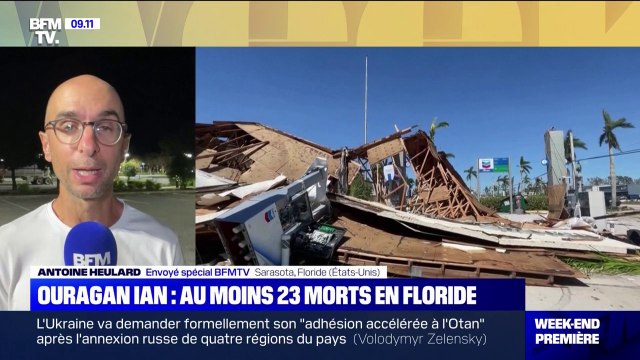 Le bilan de l'ouragan Ian en Floride s'élève à au moins 23 morts